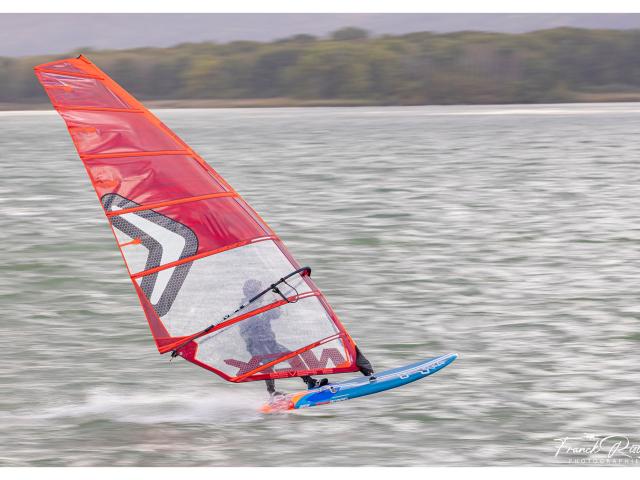 Pratique du Windsurf au lac de Madine